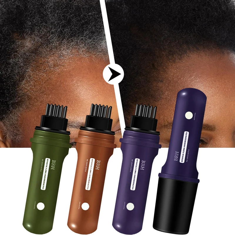 Compact Hair Dye Pen - Easy to Carry,Emergency Touch Up,Quickly Covers White Hair,Natural Hair Color,Moisturizing And Nourishing