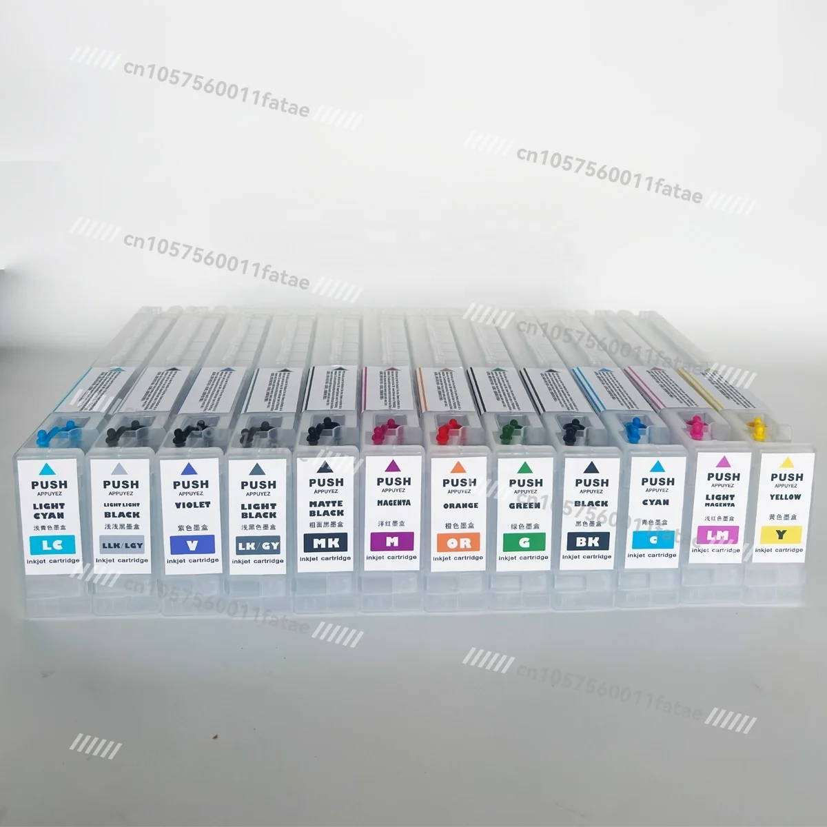

T44J T44Q 700ml Refillable for Ink Cartridge for SC-P7500 SureColor SC-p9500 Printers 12-Color Wide Format Compatible Empt