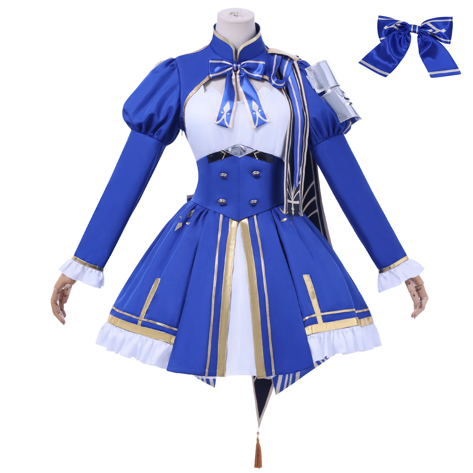 Game Honkai Star Rail Saber Cosplay Costumes Women Dress Stockings Wig Uniform Halloween Carnival Party Roleplay Outfits