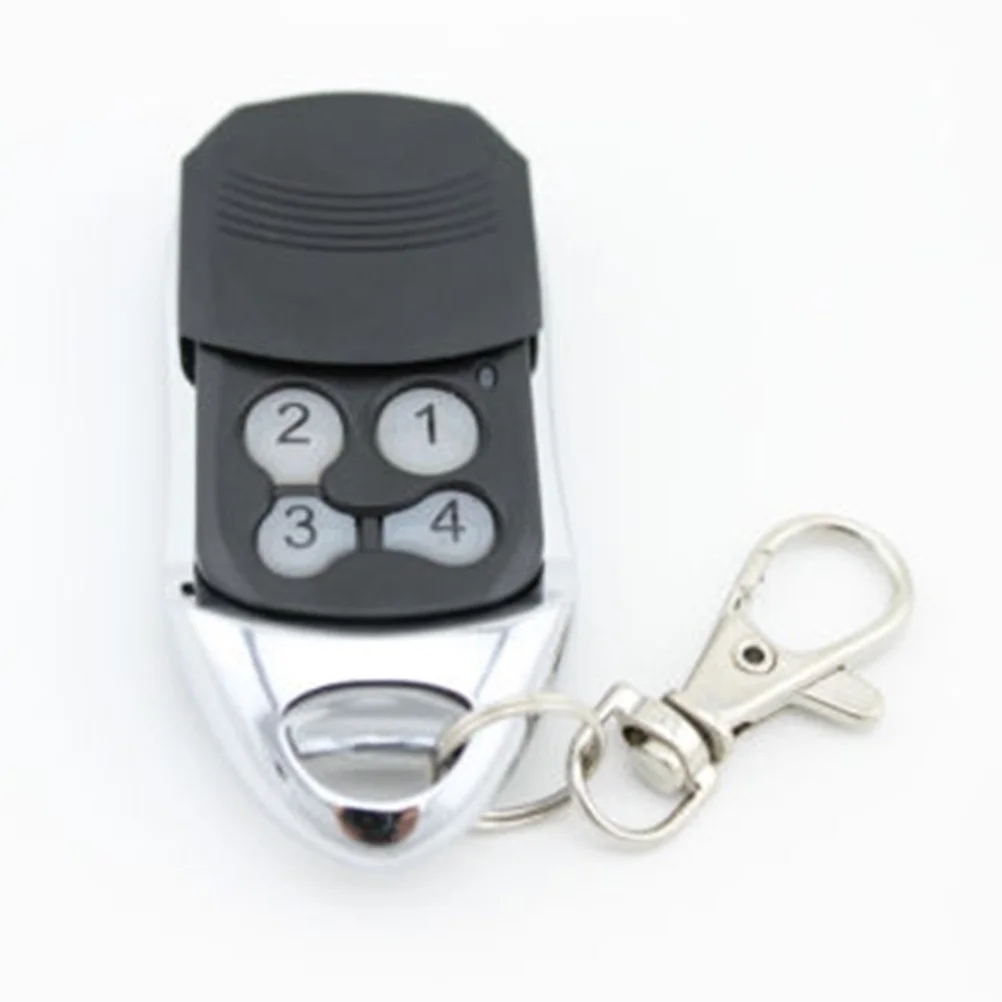 Abridor de porta de garagem com 4 botões, 433.92 mhz, remoto, alcance transmitido de 100m, clique durável, clonagem, abridor de porta de garagem