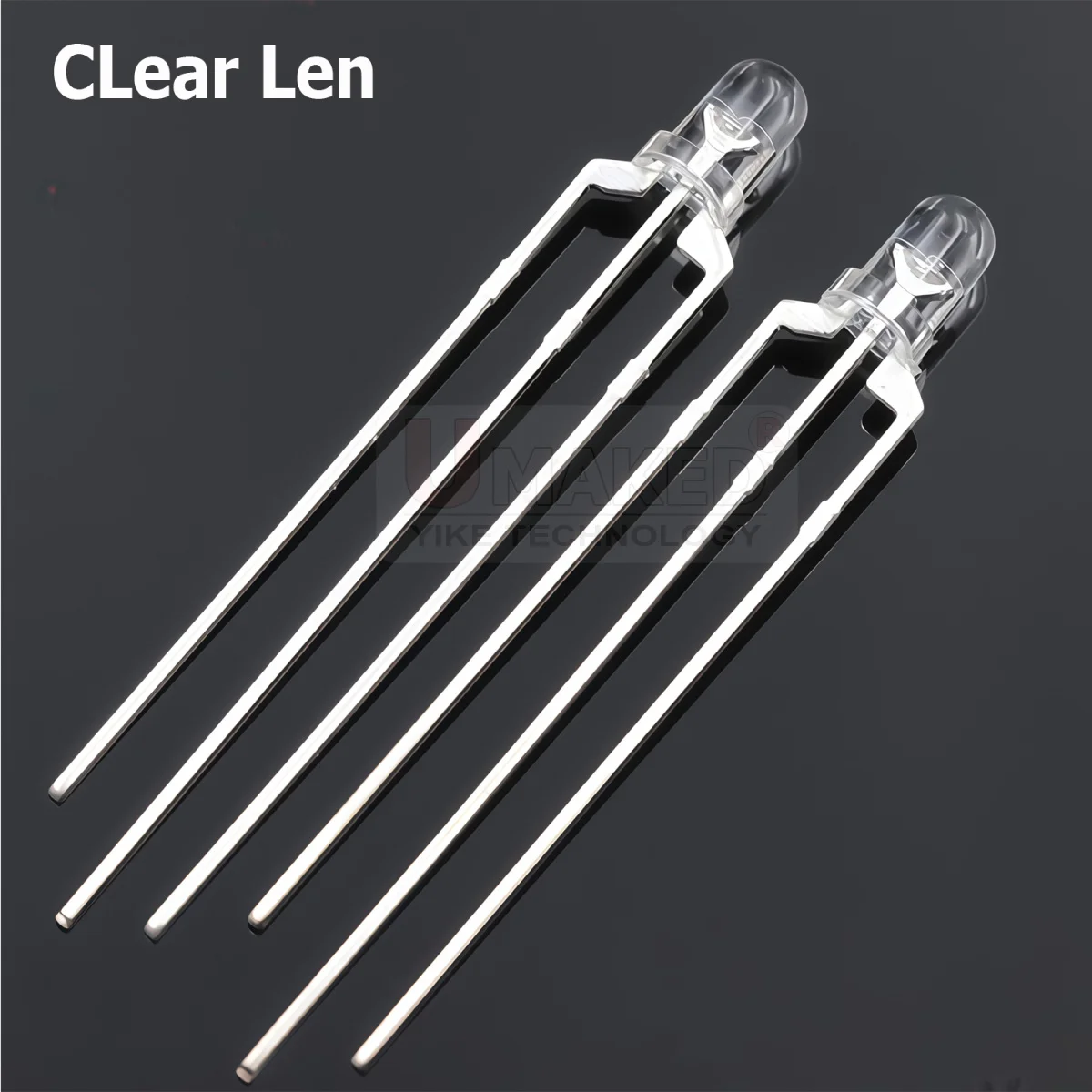1000pcs 3mm 3Pins dual Color Anode/Cathode led chips bead clear/foggy Len white-Red/Blue/Yellow/Green Bi-Color Diodes Light/lamp