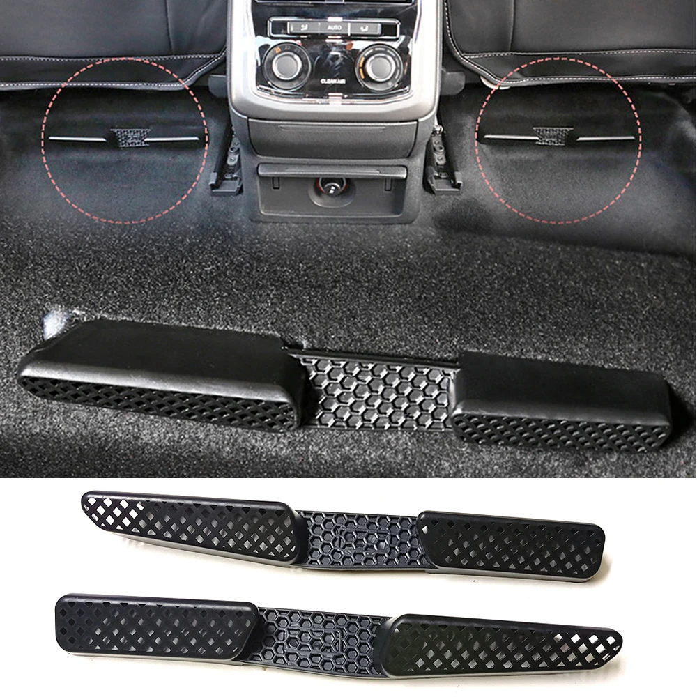 For Volkswagen Scirocco MK3 2008-2017 Car Seat Floor Heater Air Conditioner Duct Vent Cover Outlet Grille Protective
