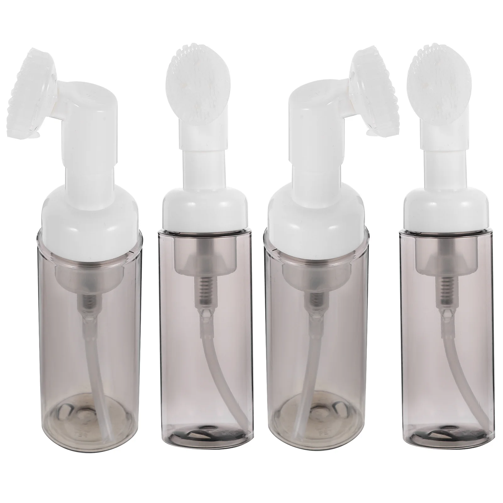 

4Pcs Portable Foam Pump Bottles Refillable Transparent Foaming Bottles Suitable for Travel Skincare Soap Lotion Dispenser