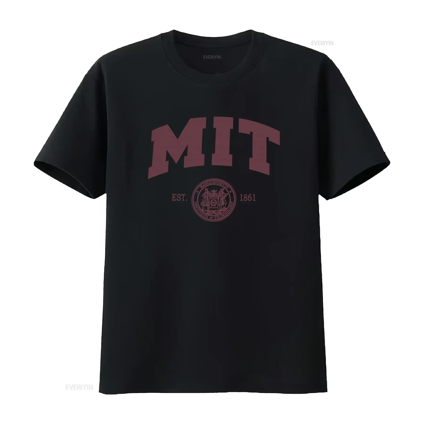 MIT T Shirt Officially Licensed Arch Logo Massachusetts Institute of Technology Established 1861 vintage Washed Comfortable