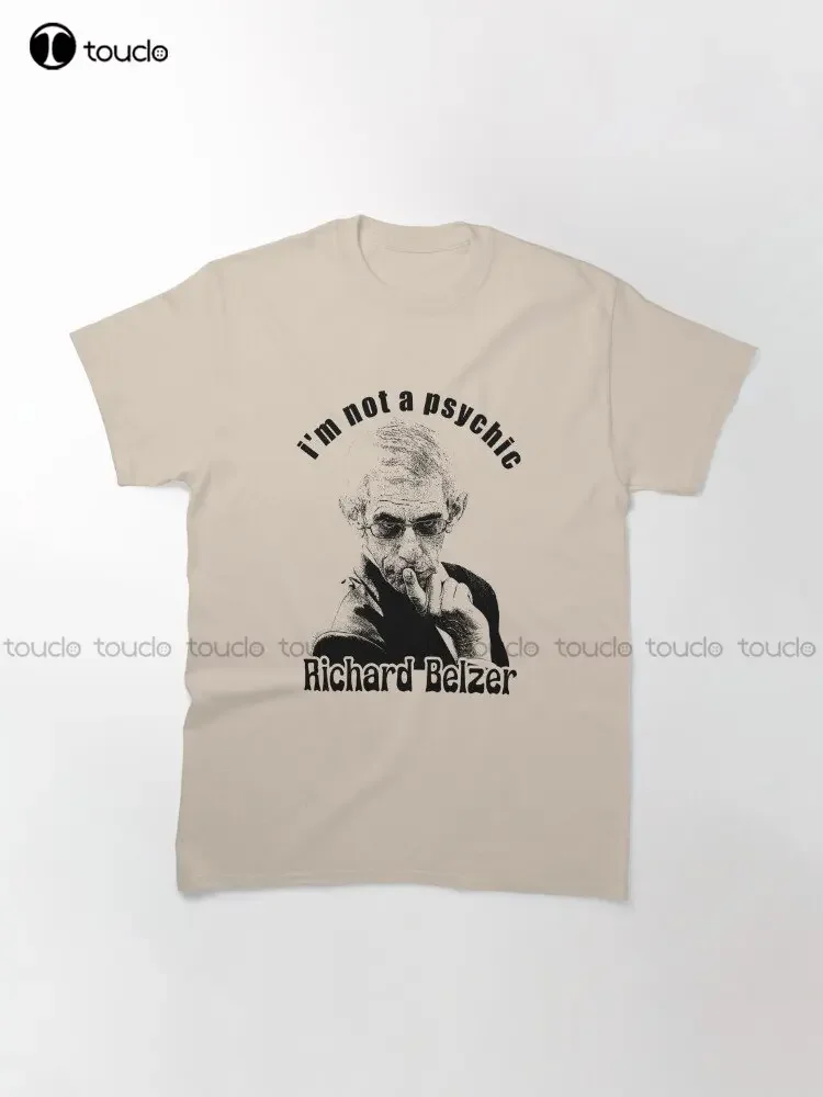 Richard Belzer Cool Art Classic T-Shirt Custom Aldult Teen Unisex Digital Printing Tee Shirts Funny Art Streetwear Cartoon Tee