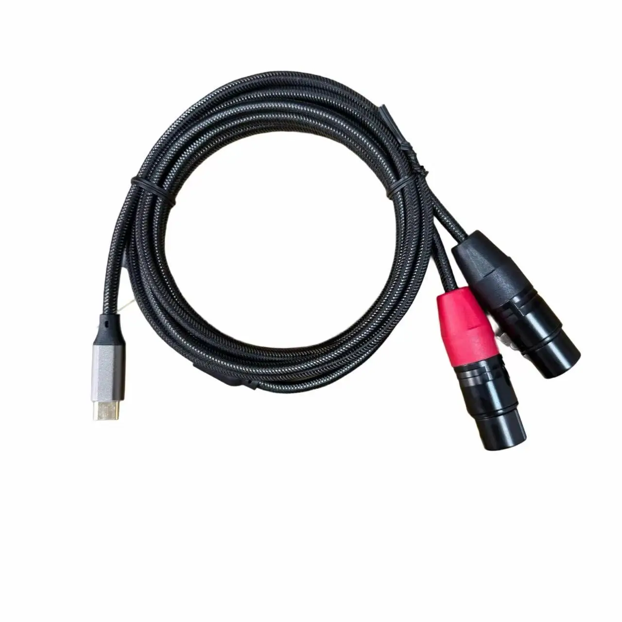 USB C to Dual XLR Male Audio Cable TYPE C to 2 XLR Female Stereo Power Amplifier Cable Mobile Phone Connection Active Speaker