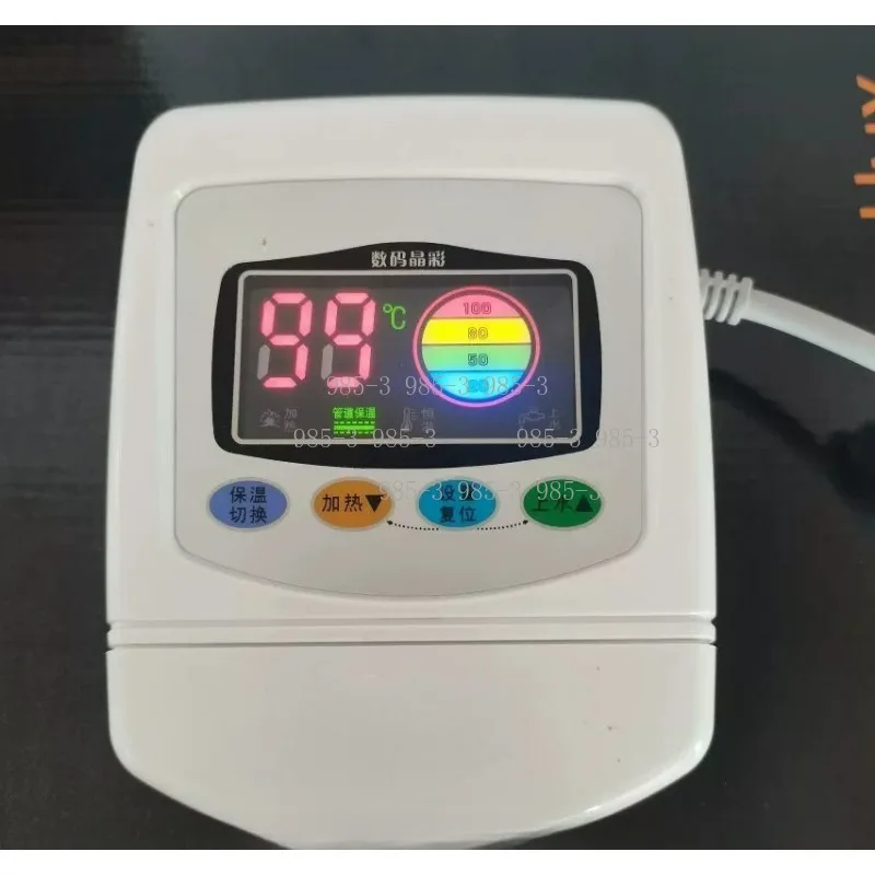 Dual Voltage Solar Water Heater Controller, 1500W Microcomputer Smart Temp and Liquid Level Regulator