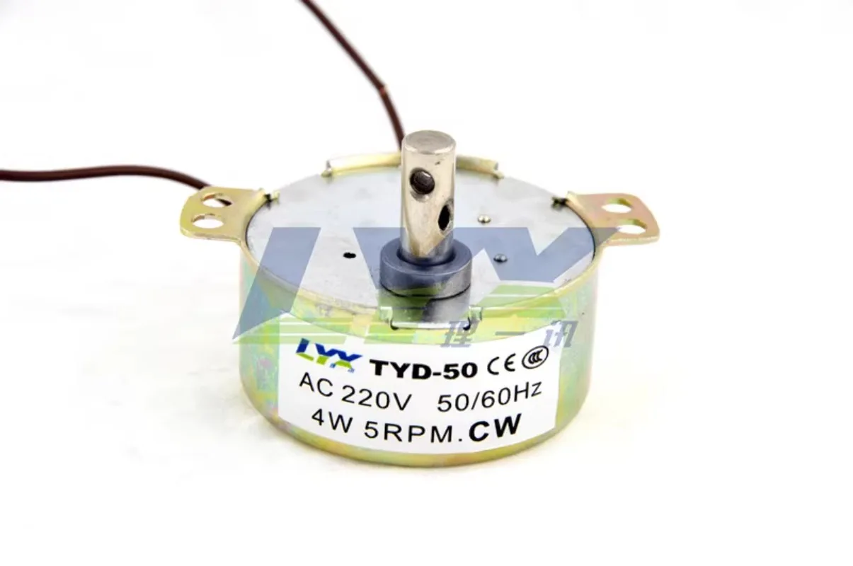 

TYD50 Synchronous Motor 220V AC Deceleration Motor 5~50 Turn Barbershop Light Box Turn Lamp Shaking Head Fan