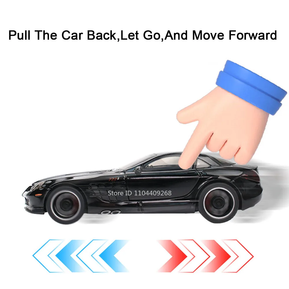 Schaal 1:32 SLR 772S S400L Speelgoed Sportwagen Model Metaal Diecast Geluid Licht Trek Deuren Geopend Voertuigen Modellen Ornamenten Geschenken
