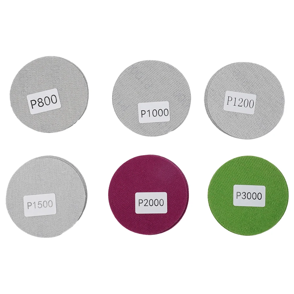 30pcs/set 3 Inch Sanding Disc 800-3000Grit Wet/dry Abrasive Papers For Wood Furniture Drywall Sanding Automotive Metal Polishing