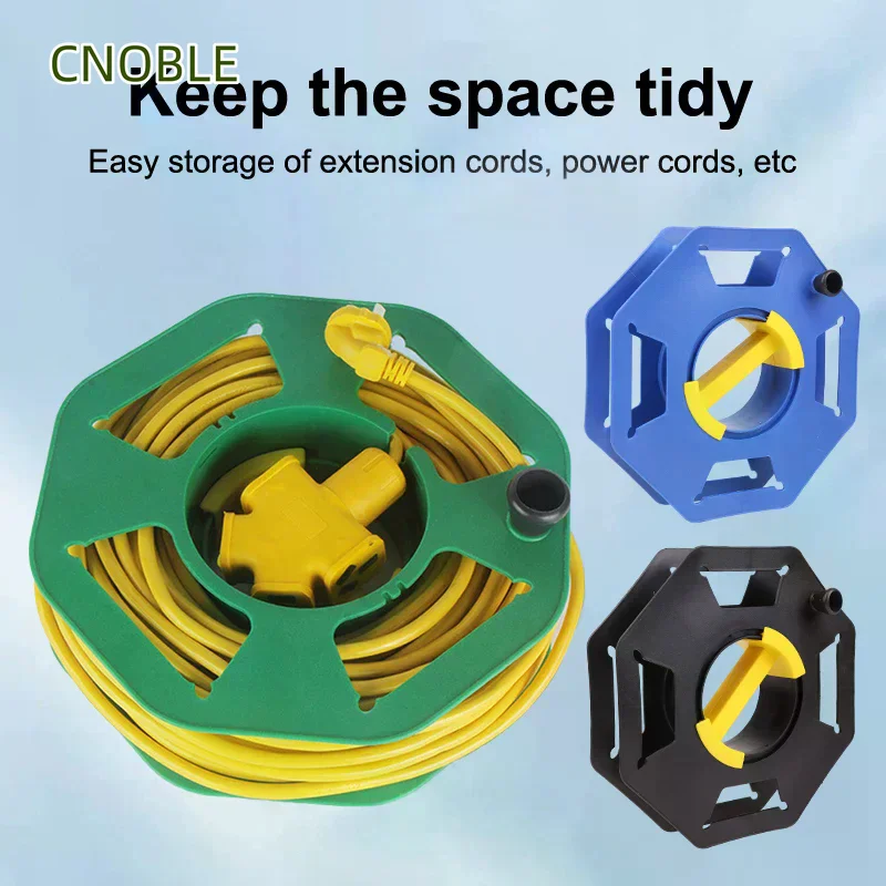 CNOBLE Heavy-Duty Cable Winding Reel; High-Load Capacity for Wire Storage