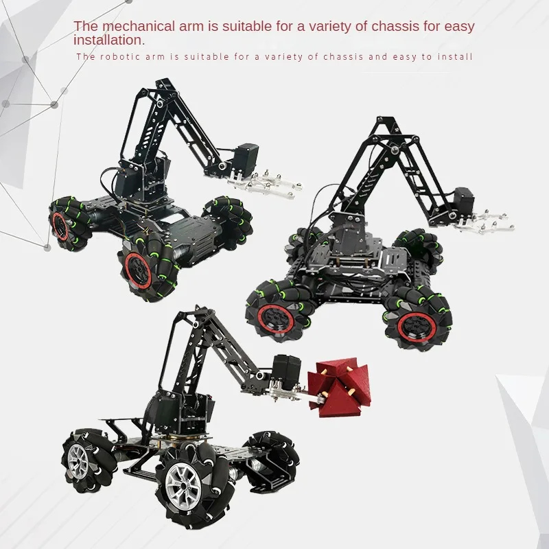 ذراع روبوت كبير 4 Dof مع قاعدة دوارة مؤازرة للقابض لروبوت Arduino STM32 لتقوم بها بنفسك عدة مناور مخلب مشبك روبوت قابل للبرمجة