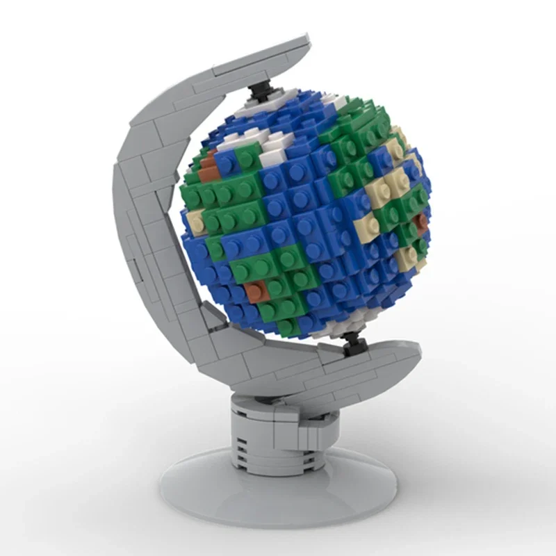 

279pcs MOC Desktop Globe Creator Building Blocks Christmas Gift Interactive STEM Educational Kit for Creative Builders