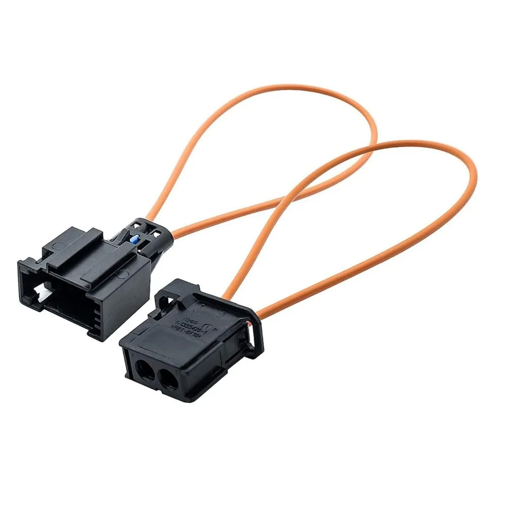 2Pcs MOST Fiber Optic Loop Bypass Female & Male Adapter for Car Radio Audio Mercedes BMW VW Audi Porsche SOS Fix