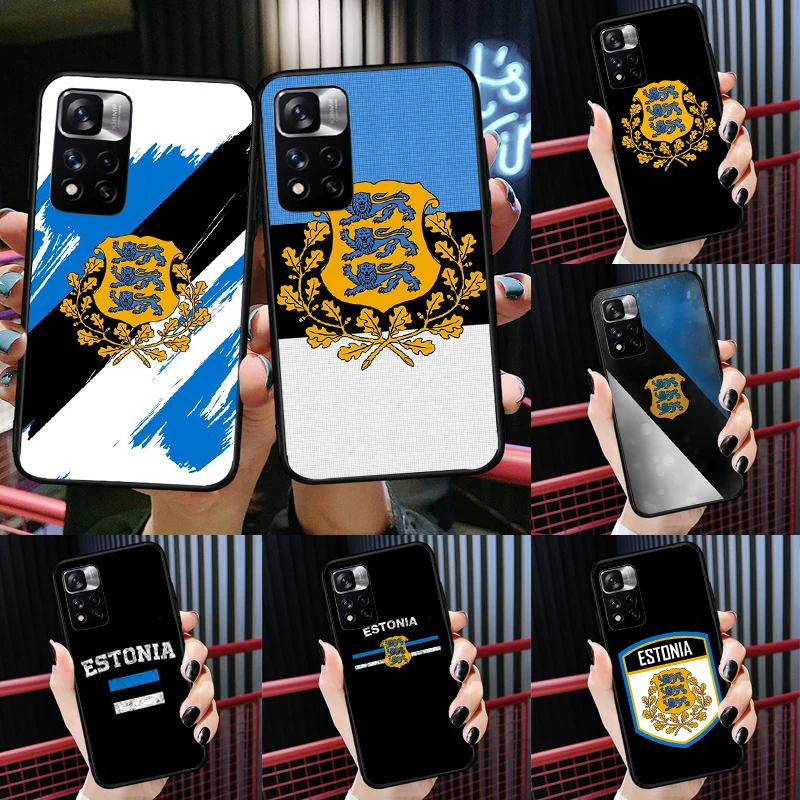 

Estonia Coat of Arms Emblem Case For Xiaomi Redmi Note 12 11 10 9 8 Pro Cover For Redmi Note 10S 11S 10A 10C 9A 9C 12C 9T