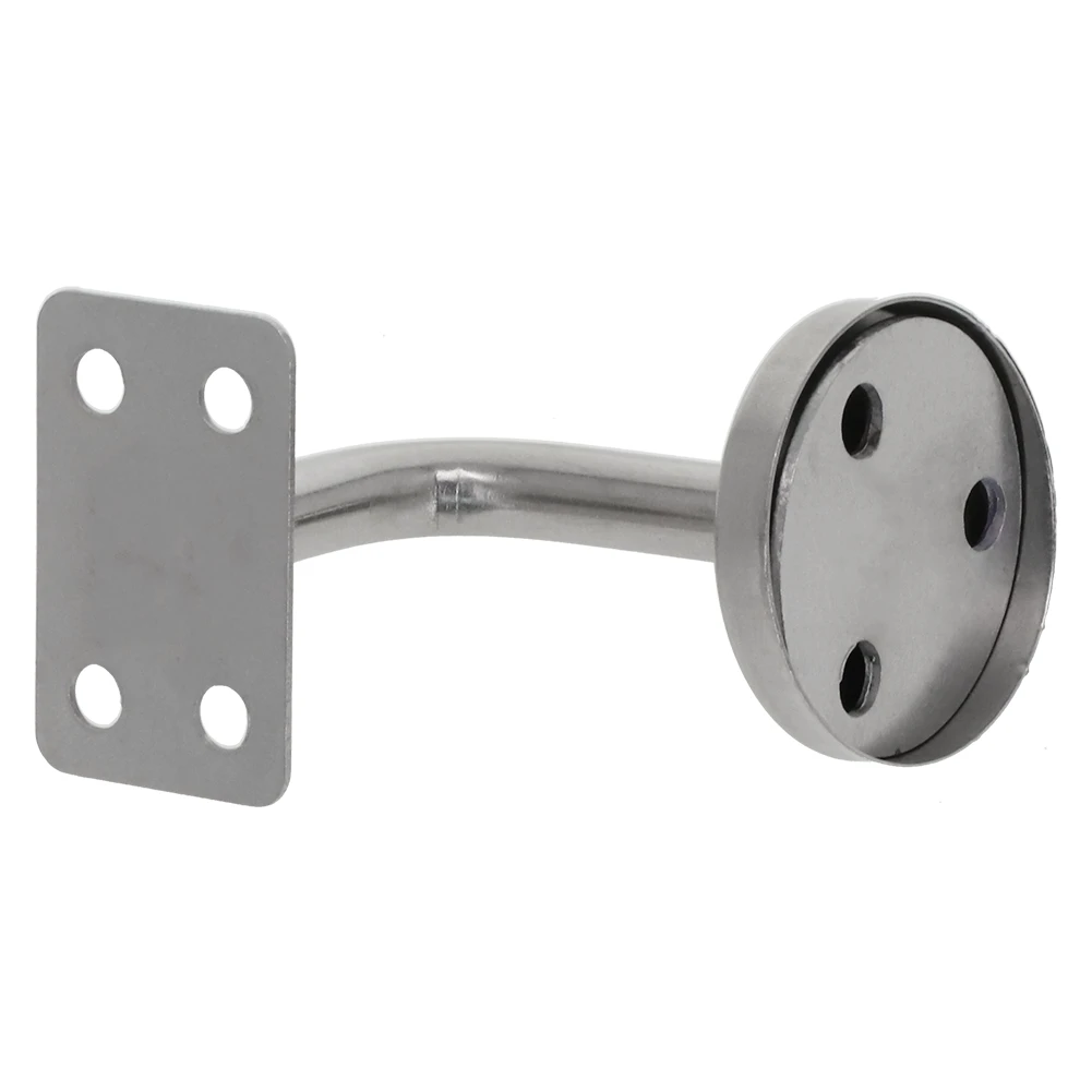 1pc corrimão suporte de parede corrimão corrimão balaustrada escada corrimão suporte fixo suporte de aço inoxidável