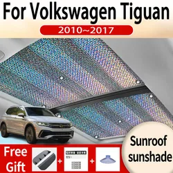 For Volkswagen VW Tiguan 5N 2010~2017 2015 2016 Car Sunroof Sunshade Panoramic Windshield Sunshade Anti-ultraviolet Accessories
