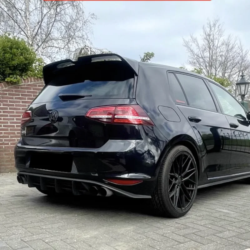 Spoiler dachowy w stylu Oettinger dla Volkswagen Golf7 MK7 7.5 GTI GTD GTE (nie dla R) ABS plastikowa tylny Spoiler Aleron 2013 -2020