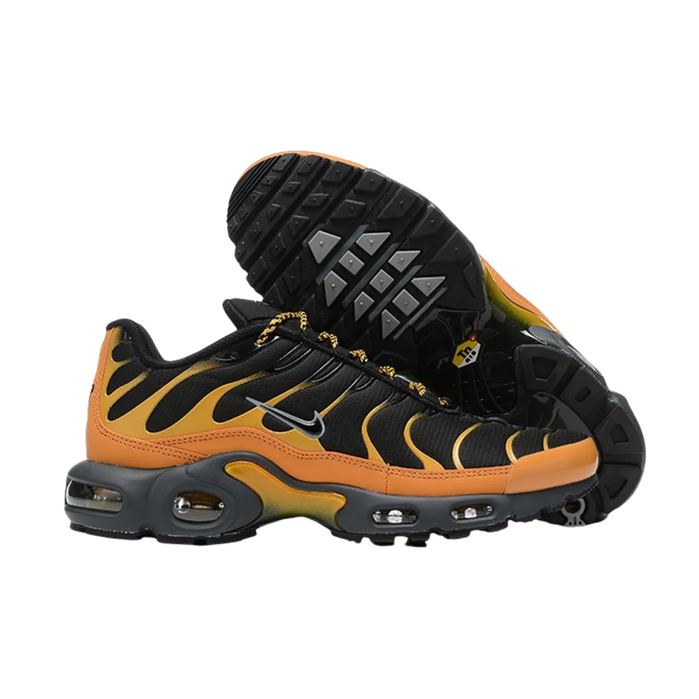 

Nike Original Air Max Plus Tn Мужские модные универсальные противоскользящие износостойкие спортивные кроссовки черный-темно-желтый FB9722-700