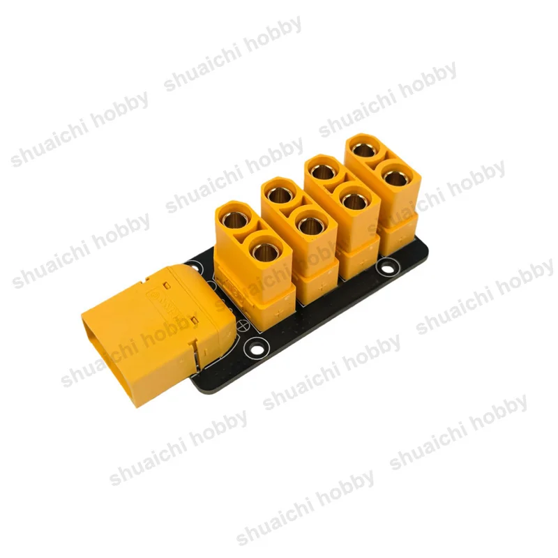 1PCS 200A XT90 Plug 1 to 4-Channel Power Distribution Board Integrated Socket PDB Module for RC Model Car/Vehicle/Robot DIY Part