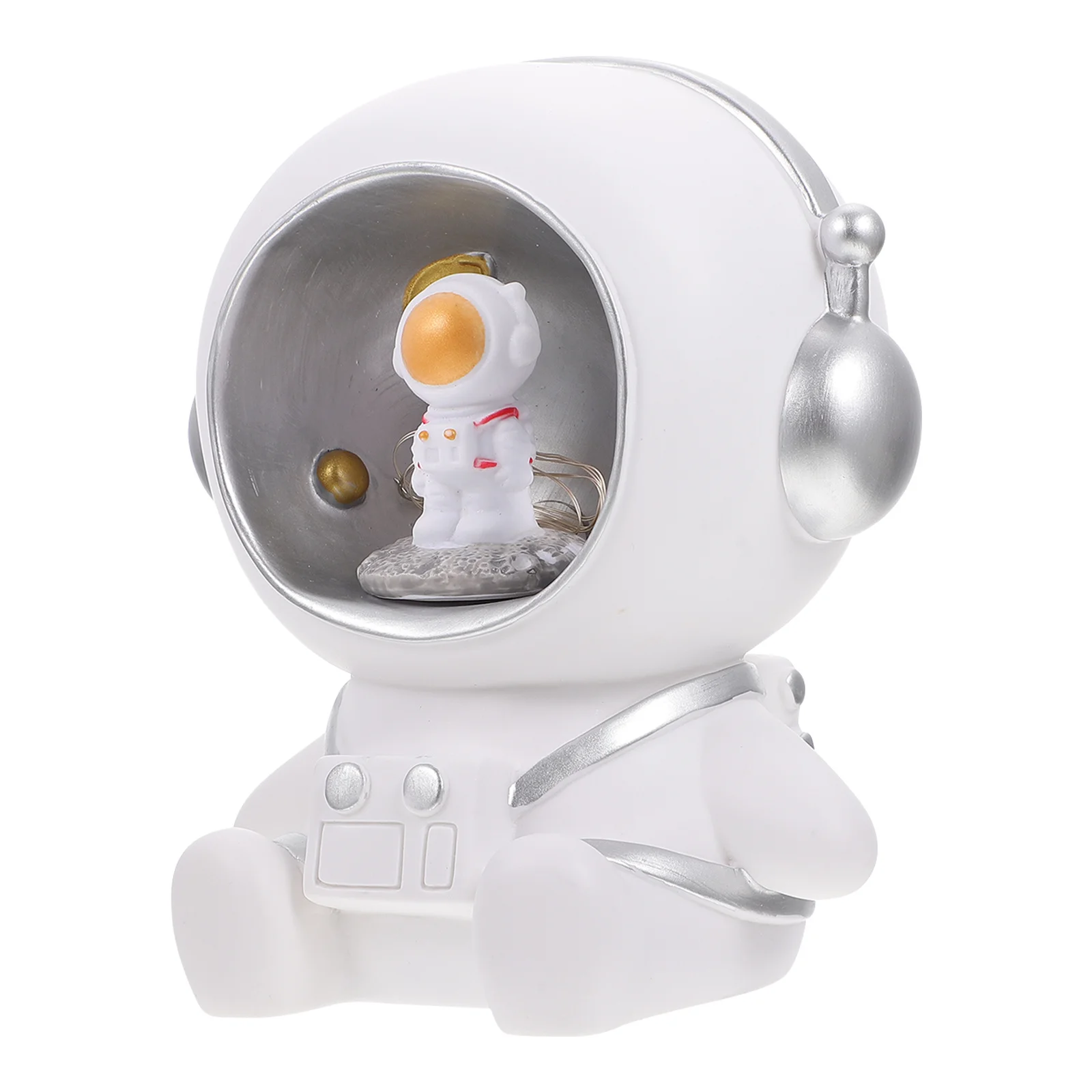 1 個ナイトライト節約ポットスペースボーイホーム装飾貯金箱寝室リビングルーム雰囲気ランプクリエイティブ発光