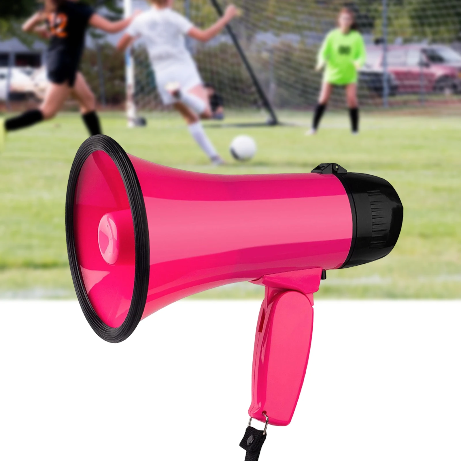 Handheld Megaphon Megaphon Stimme leichte Bullhorn Lautsprecher Alarm für Fußball Outdoor Mikrofon Lautsprecher einstellbar