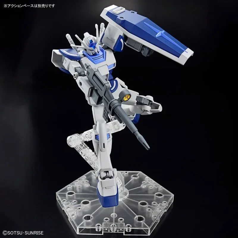 Bandai em estoque original grau de entrada a base gundam limitada lan gundam shishiaku ichigata anime figuras de ação brinquedos colecionáveis