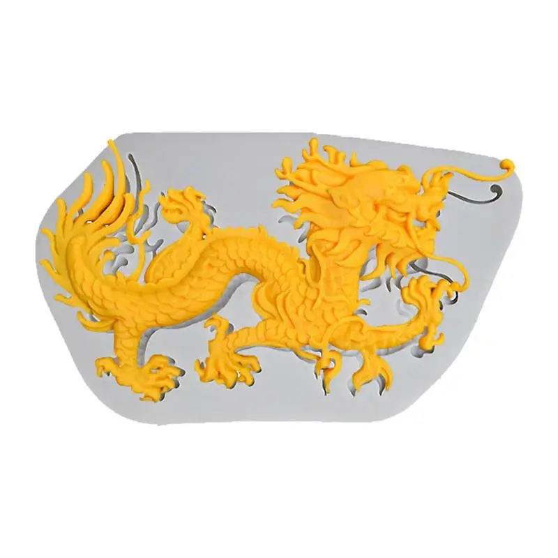 Chinese Dragon Silicone Mold Chinese Zodiac Sign Mold Dragon Candle Mold Cartoon Mold Zodiac Resin Molds Home decor Supplies