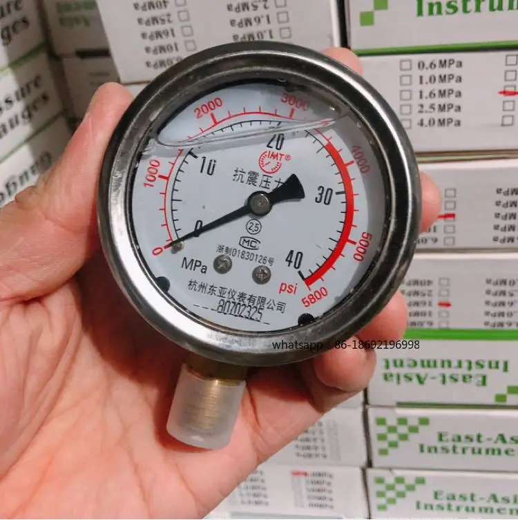 

YN60 40Mpa Манометр Сейсмический манометр Гидравлический манометр