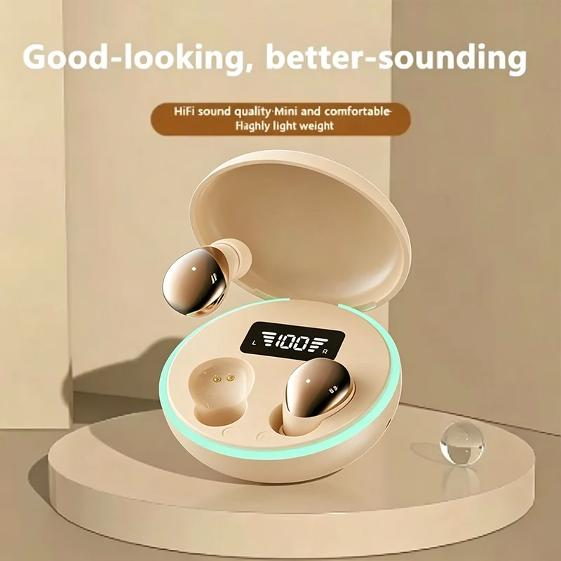 B52 - Invisible Earbuds, Mini Earbuds, Tiny Earbuds, Long Battery Life, Excellent Sound Quality, Hidden Headphones for Work