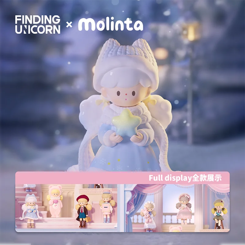 

Finding Unicorn Molinta Exquisite Theater Series Blind Box Mystery Box Toys Kawaii Ornaments Figurines Home Decor Desktop Model