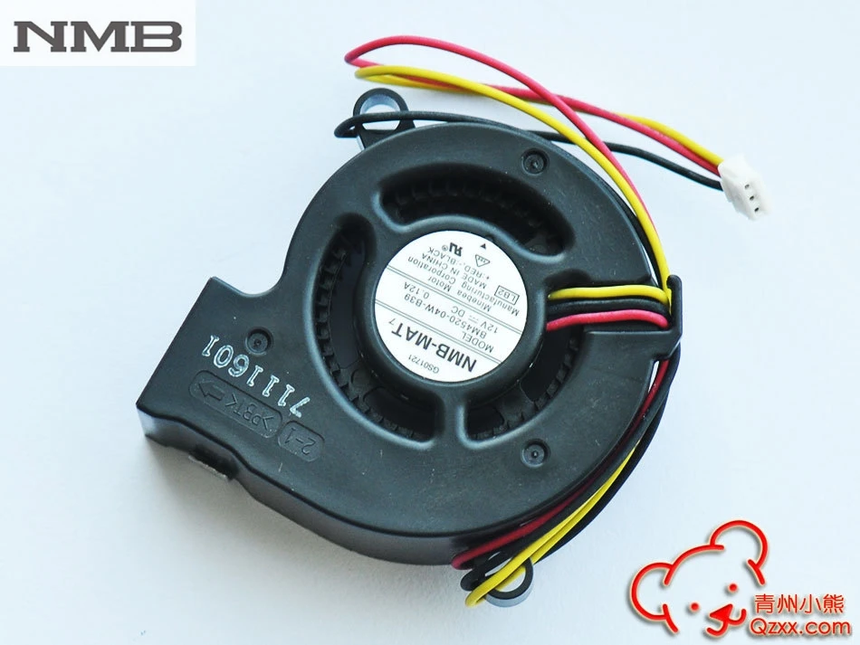 

For NMB blower BM4520-04W-B39 12V 0.12A 4.5CM three lines projector fan