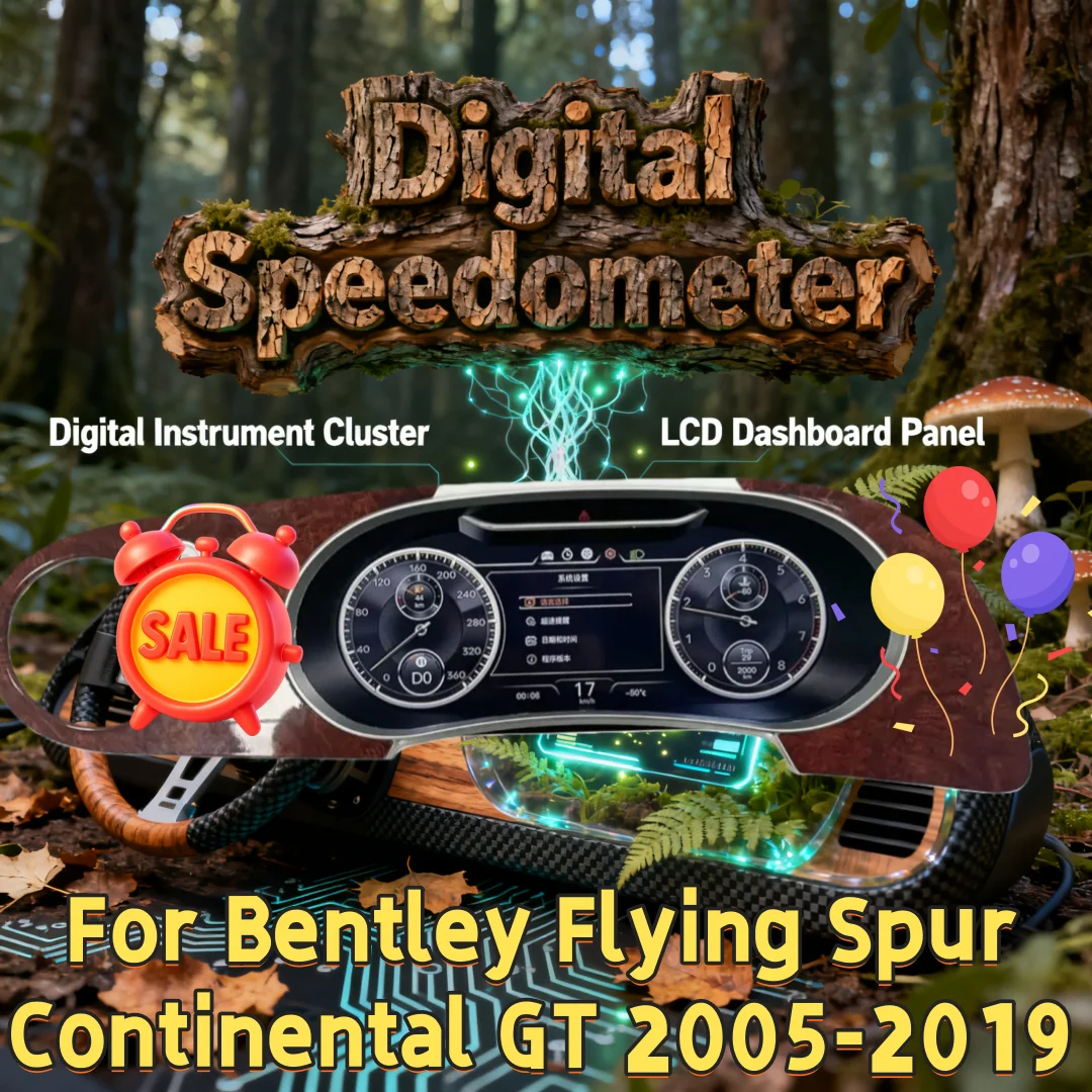 Dashboard Speedometer Digital Cluster For Bentley Bentayga Flying Spur Continental GT 2005-2019 Instrument Virtual Cockpit LCD