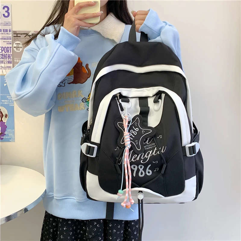 Zaini portatili in nylon di grande capacità per il tempo libero Sport Zaini portatili con tasca interna con cerniera alla moda per unisex 2025 Vendita calda