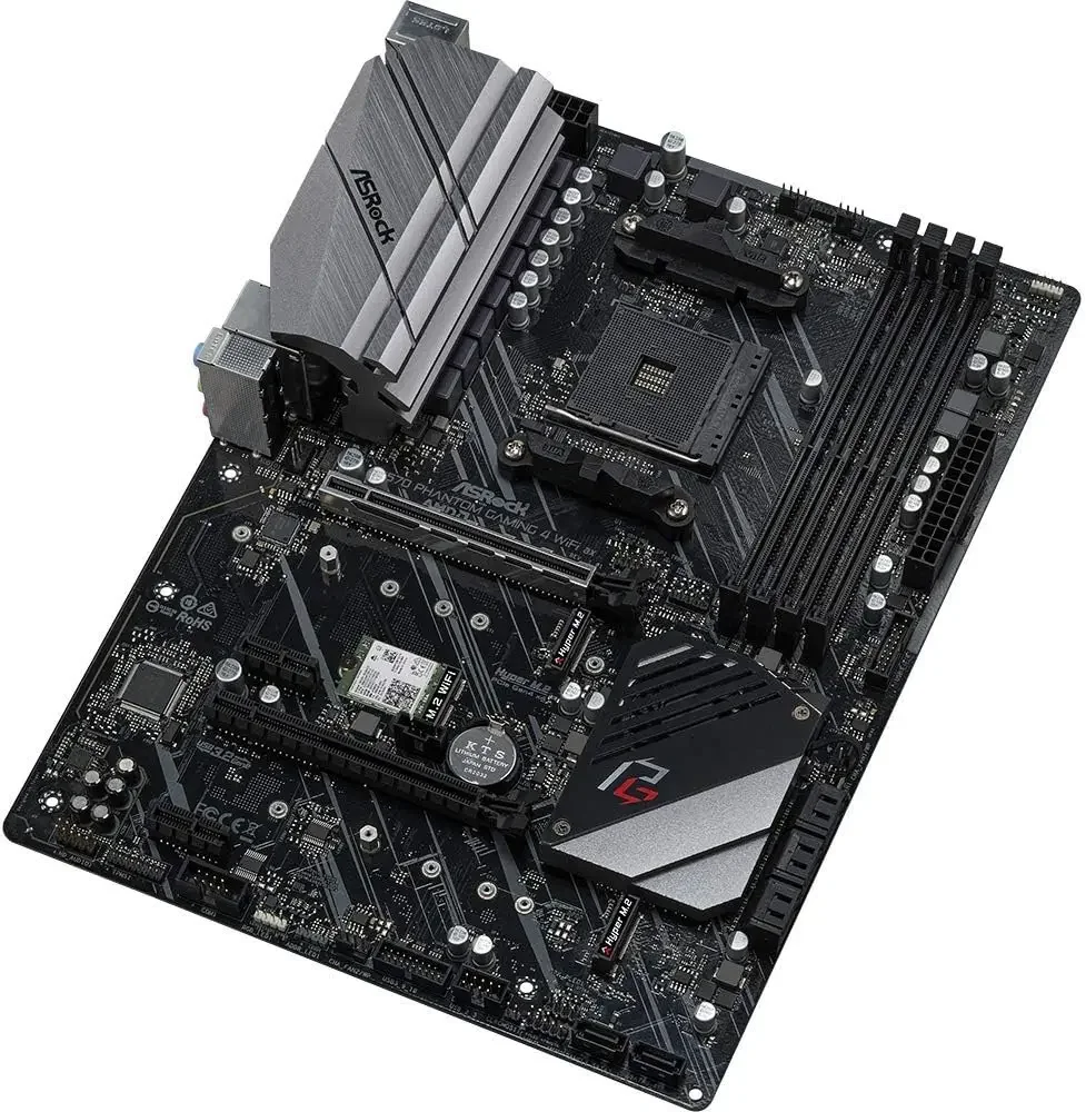 ASRock X570 Phantom Gaming 4 WiFi ax اللوحة الأم AM4 AMD X570 DDR4 128GB PCI-E 4.0 دعم Ryzen 5 5600X 4100 1600 3600 وحدة المعالجة المركزية