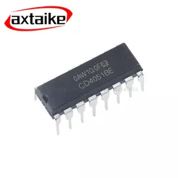 10 adet CD4051 CD4051BE HEF4051BP TC4051BP HCF4051 DIP-16 Multiplexer Switch ICs 8 kanallı Analog DIP IC