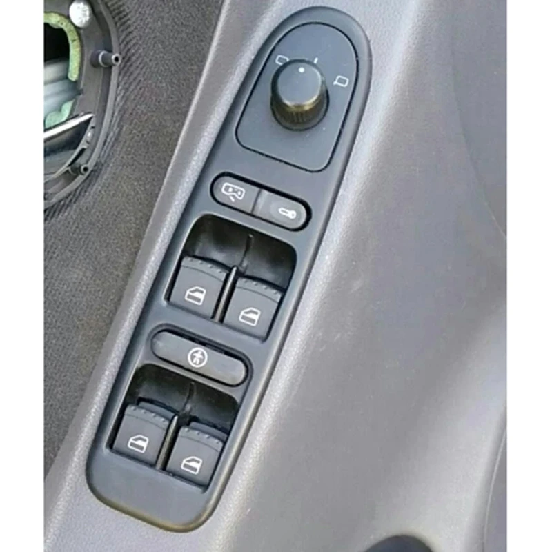AC76-Window Panel Master Control Switch For Golf Jetta Bora Passat B5 Seat Leon Toledo Superb 2000 - 2004 1J4959857B