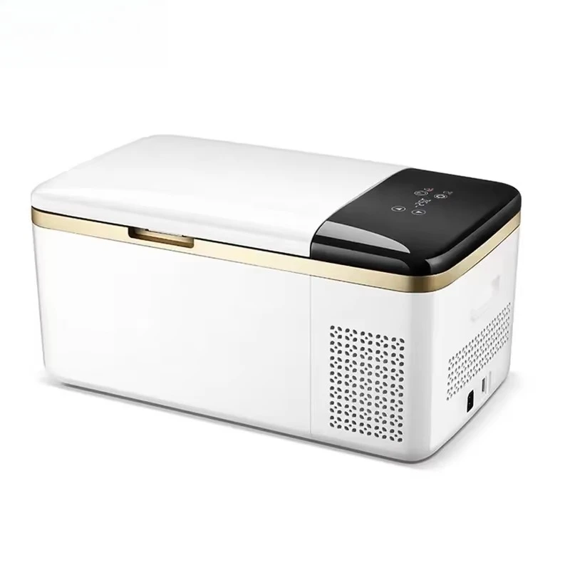 New Design Portable Fridge Freezer 12V 24V DC Compressor Rechargeable 30L Touch Screen Temperature Range -20C to 10C for