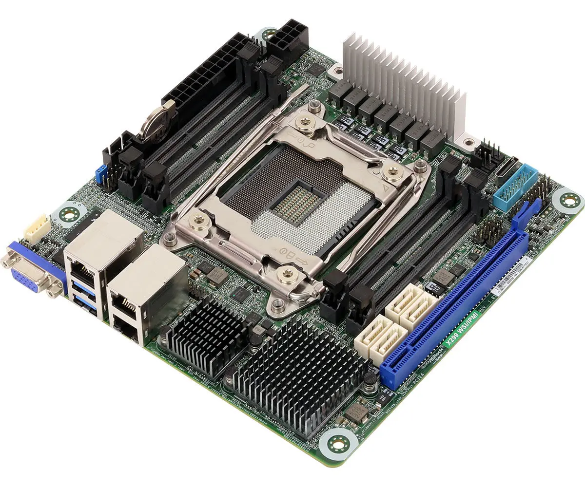 Intel X299 DDR4 SATA dual channel server main board