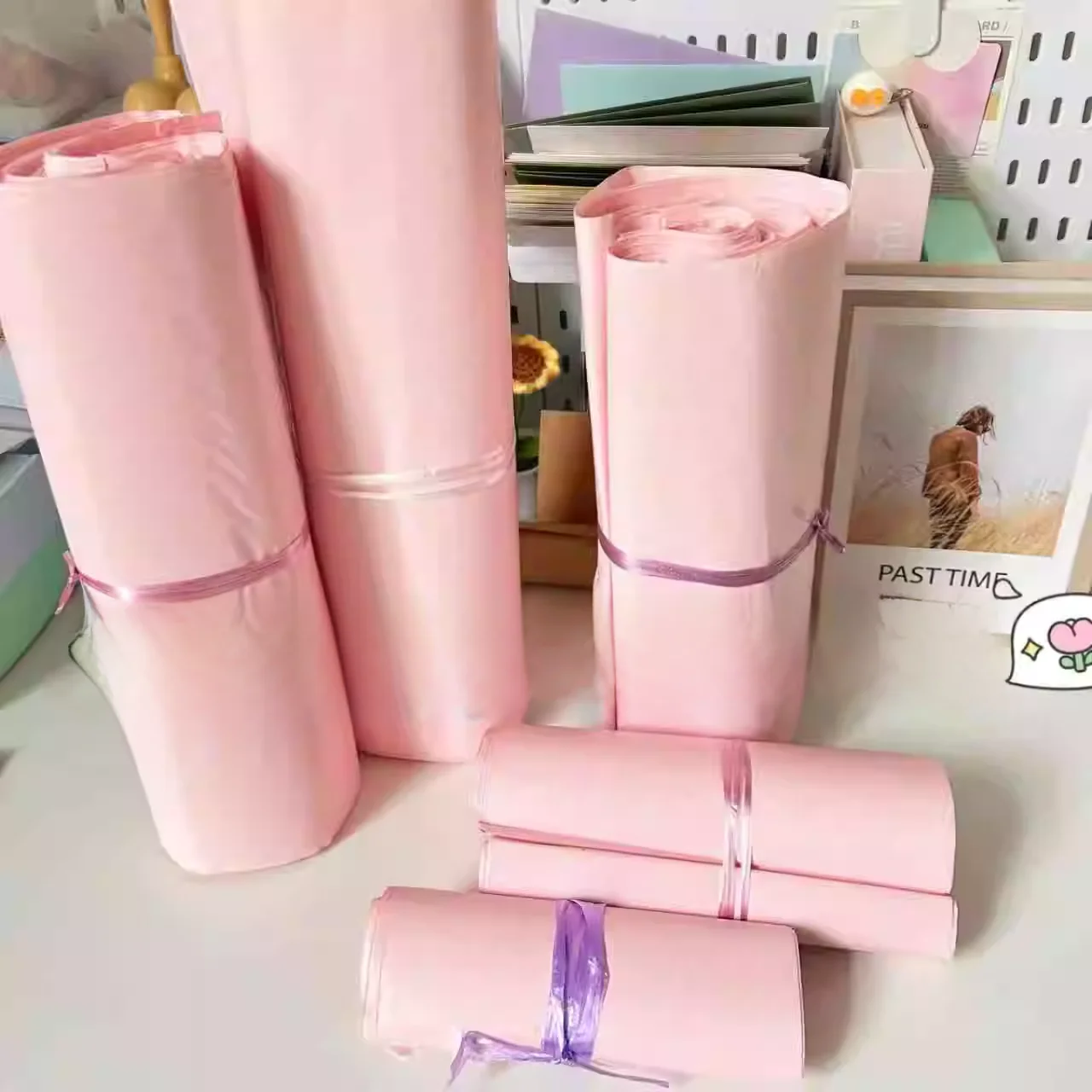 Shipping Bags for Business Packing Express Poly Bags Waterproof Parcel Mailers Light Color