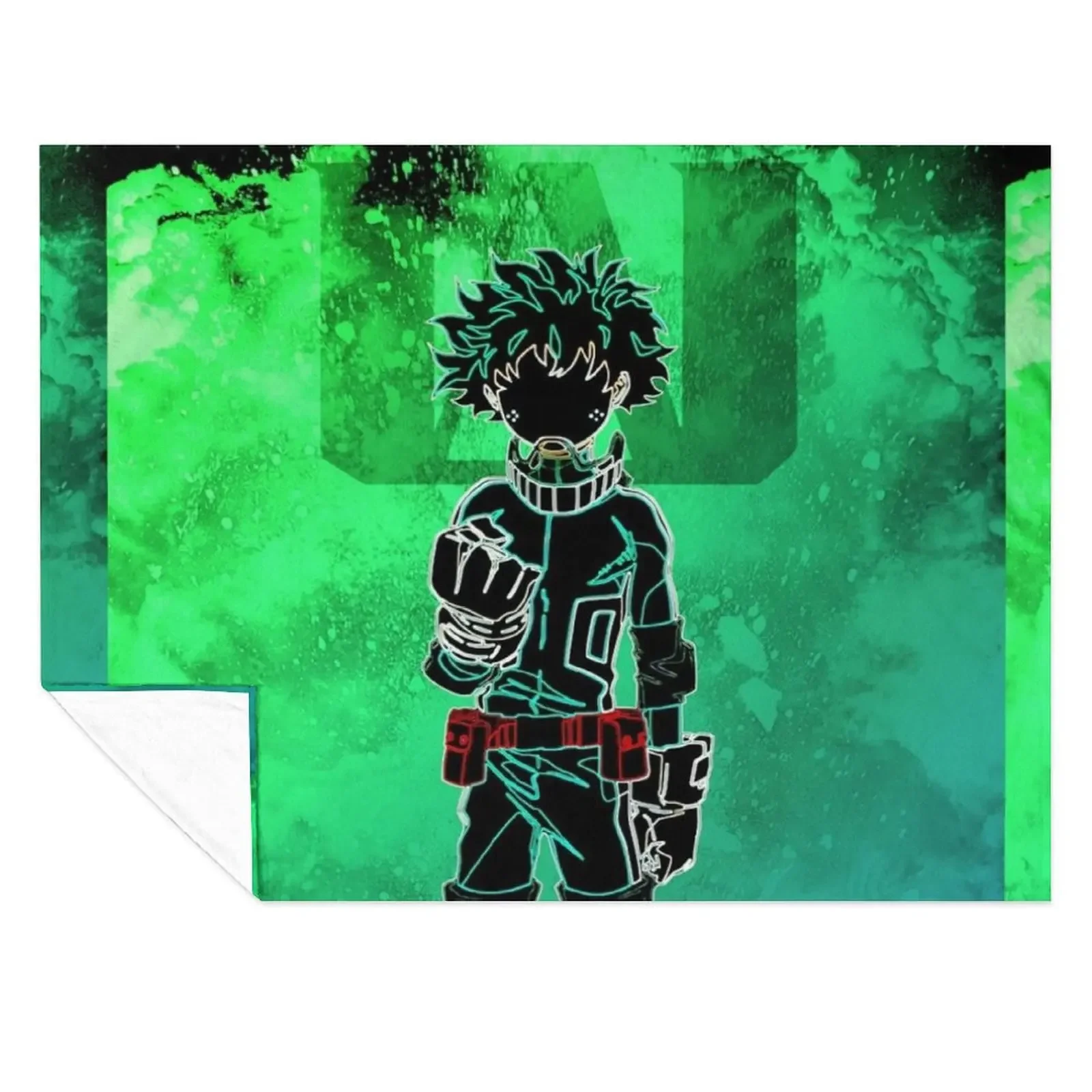 

The Deku Midoriya Izuku Hero Academy #2 Throw Blanket Custom Decorative Beds Luxury Designer warm winter Blankets
