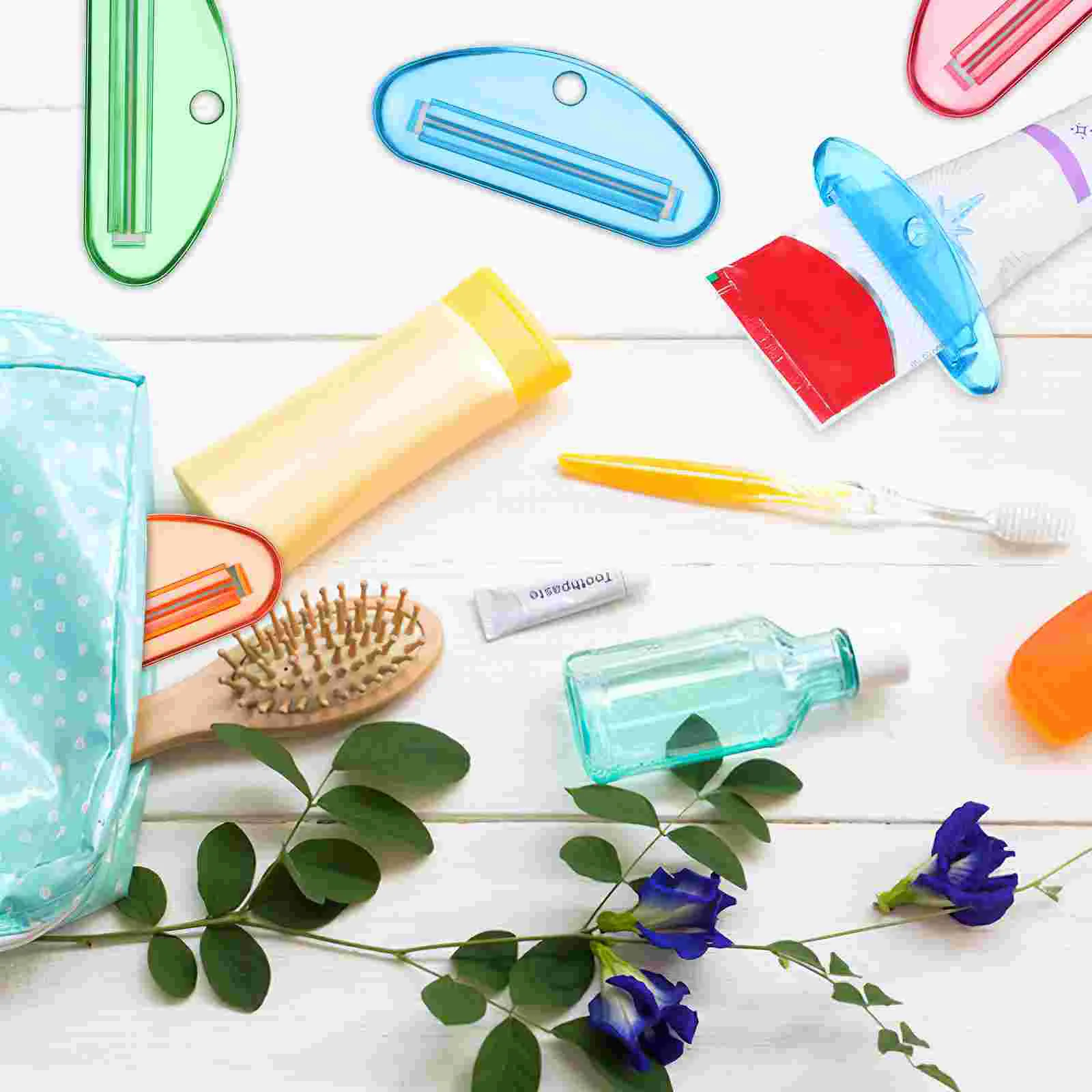 10 Pcs Mixed Color Toothpaste Squeezer Tube Rollers For Manual Dispenser Holder