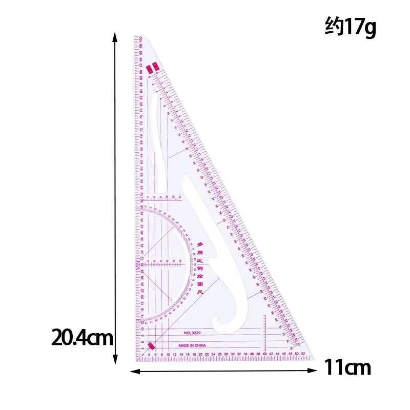 1pc Nähen Französisch Kurve Lineal Messen Schneiderei Tailor Zeichnung Vorlage Handwerk Werkzeug Set Costura Nähen Maschine Zubehör DIY