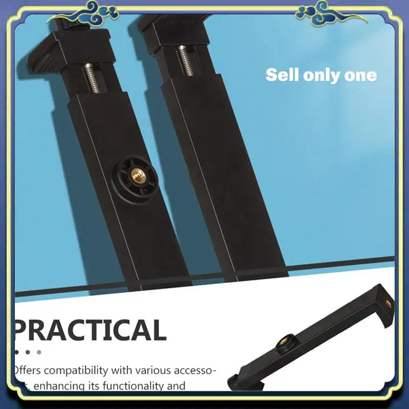 Portable Tablet Holder For Tripod Mount Adapter For Tablet Black Tablet Holder For Monopod Tablet Attachment For Tripod