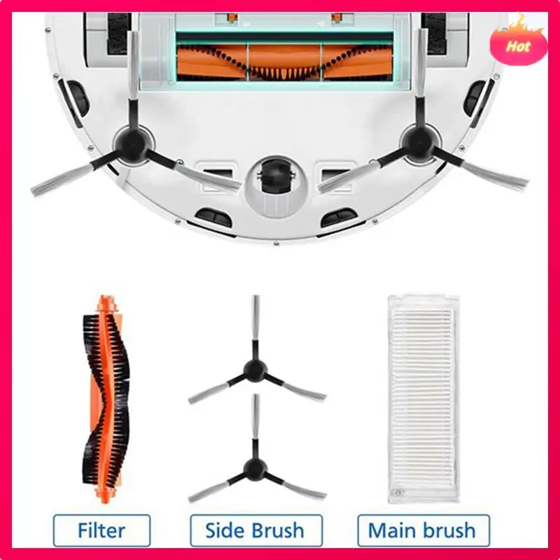 AD-14PCS для Xiaomi Mi Robot Vacuum Mop 2S / Mop P / Mop Pro / XMSTJQR2S / STYTJ02YM Аксессуары Основная боковая щетка с фильтром Mop