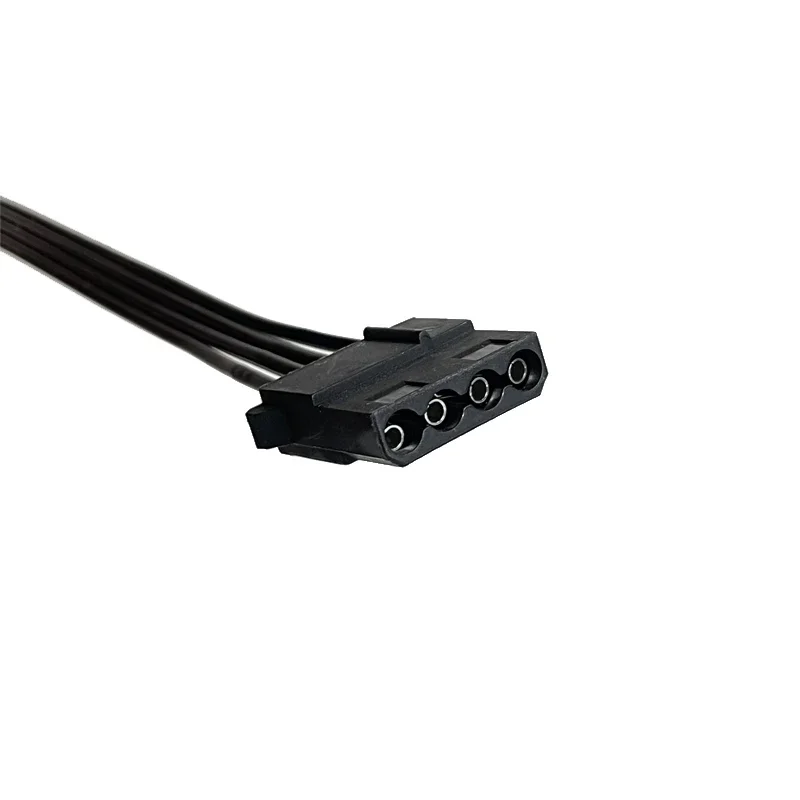 4-контактный кабель питания от 12 В до Molex со встроенным модулем, шнур питания жесткого диска, 45 см для компьютера