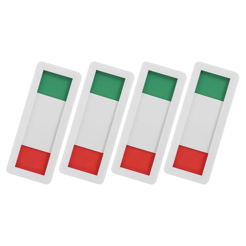 

4Pcs Acrylic Vacant Occupied Slider Door Signs Privacy Indicators for Office Meeting Room Toilet Conference Room Usage