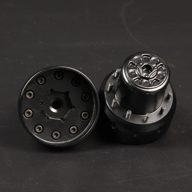 2pcs Metal Simulation Brake Hub for 1/14 Tamiya RC Truck SCANIA 770S R620 VOLVO BENZ Arocs MAN TGX Car - view 6
