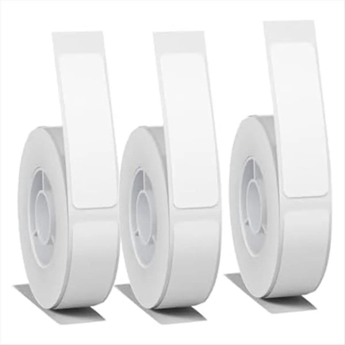 ABNH White Label Paper for D11 D110 D101 Label Maker 3Rolls White 12x40mm Waterproof, Self-Adhesive Tape Replacement
