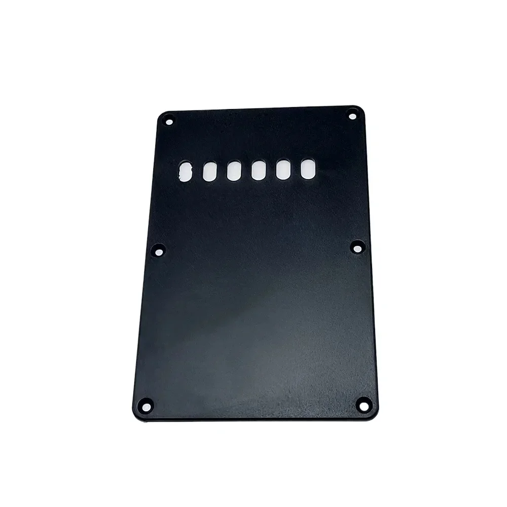ABS 6 agujeros guitarra trémolo cavidad cubierta placa trasera reemplazo de guitarra estándar para accesorios de piezas de guitarra eléctrica ST